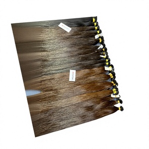 High Quality 100% Vietnamese Human Hair 100g Flattip Natural Straight #1 #4 Colors Double Drawn Full Length 20-26 <b>Bleached</b> - Product Image 1