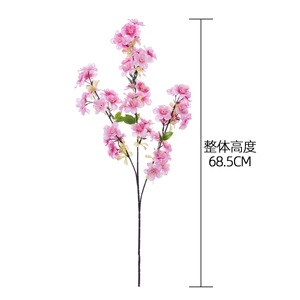 ดอกซากุระประดิษฐ์ CallaFloral แบบ 3 ก้าน สีขาวชมพู สำหรับตกแต่งบ้านในร่ม ช่อดอกไม้งานแต่งงาน - Product Image 4