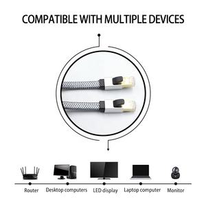Liansu Linksup producción profesional <span class=keywords><strong>15</strong></span> <span class=keywords><strong>metros</strong></span> 40GBPs 2000MHz gato 8 <span class=keywords><strong>Cable</strong></span> <span class=keywords><strong>de</strong></span> <span class=keywords><strong>Ethernet</strong></span> <span class=keywords><strong>Cable</strong></span> <span class=keywords><strong>de</strong></span> <span class=keywords><strong>red</strong></span> Cat8 - Product Image 6
