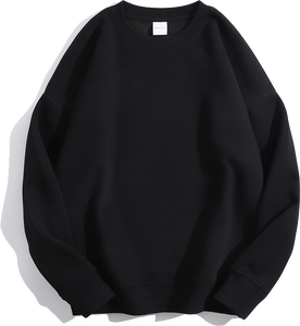 Maßgefertigter Polar Fleece Blanko Baumwoll-Unisex Oversized Rundhals-Pullover Sweatshirt Streetwear Rosa Herren-Sweatshirt - Product Image 5