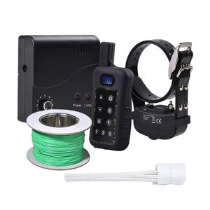 Sistema de contención de mascotas portátil para exteriores, cerca eléctrica impermeable para perros, Collar de entrenamiento de choque con control remoto - Product Image 1