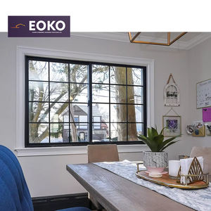 EOKO Ventanas <span class=keywords><strong>de</strong></span> Cristal Grandes Balcón Ventana Aislada Moderna Francesa Ventanas Corredizas <span class=keywords><strong>de</strong></span> Vidrio para <span class=keywords><strong>Casa</strong></span> Hotel - Product Image 1