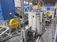 Broyeur de déchets plastiques robuste à un seul arbre, broyeurs à un seul arbre personnalisables