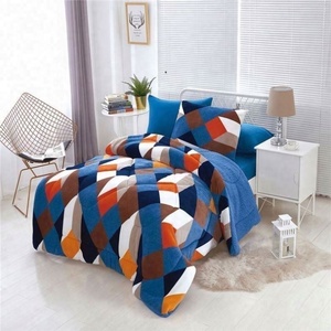 Thiết Kế Tấm Ga Giường Sang Trọng Flannel Giá Rẻ Kích Thước Đầy Đủ Bộ Đồ Giường Bộ Chăn Bìa Bộ Đồ Giường Bộ - Product Image 6