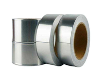 Ruban adhésif en aluminium sans support industriel Jindiao |   Protection thermique en argent pour les tuyaux de CVC avec service de découpe