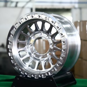 Jantes forgées HTOR 16x9 17x10 8x165.1 8x170 Beadlock tout-terrain pour F250 F350 RAM 2500 3500 <span class=keywords><strong>Silverado</strong></span> Sierra HD 2500 4x4 Truck - Product Image 2