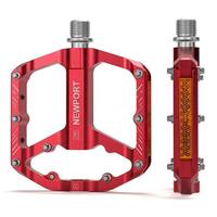 Pédales de vélo de montagne personnalisables en alliage d'aluminium, pédales plates larges, pédales de cyclisme ultralégères