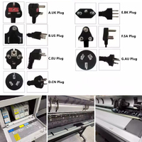 Hongcai Film 3d multiwarna 220V, mesin Printer Inkjet Film versi Resin papan sutra fleksibel