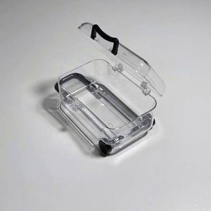 Transparent <b>Mini</b> Suitcase Jewelry <b>Storage</b> <b>Box</b> for Hair Accessories - Custom Decorative Candy Container - Product Image 3