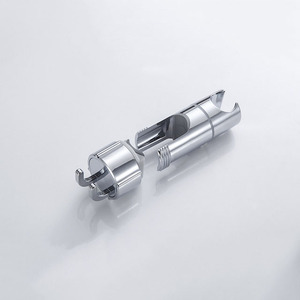 Accessorio <span class=keywords><strong>per</strong></span> rubinetto da bagno regolabile cromato morsetto di ricambio con 2 ganci <span class=keywords><strong>per</strong></span> soffione e supporto <span class=keywords><strong>per</strong></span> spruzzatore rotante - Product Image 2