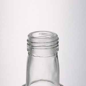 Botella de vidrio para aceite de oliva con tapón de rosca, 100ml, 250ml, 500ml, 750ml, 1 L, transparente, antigua - Product Image 2
