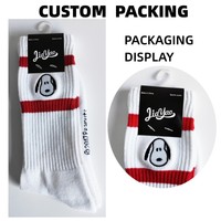 Chaussettes de sport en tissu éponge pour homme avec logo personnalisé, coussin épais, brodées, respirantes, pour la course à pied