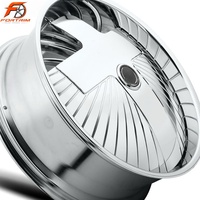 Jantes forgées personnalisées de 20, 22, 24, 26 pouces avec centre flottant 6061-T6, jantes de luxe pour SUV Cadillac CT5 CT6 Chevrolet Caprice