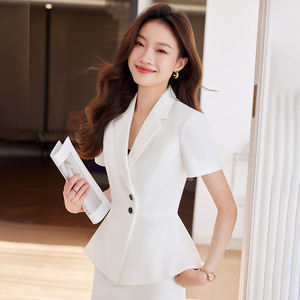 Traje de Cosplay de Alta Gama para <span class=keywords><strong>Mujer</strong></span>, Ropa de Trabajo de Alta Calidad para Primavera y Otoño, Blazers para <span class=keywords><strong>Mujer</strong></span> - Product Image 6