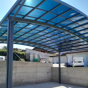 Cochera de Policarbonato <span class=keywords><strong>para</strong></span> Estacionamiento de Autos con Láminas de PC y Aluminio - Product Image 6