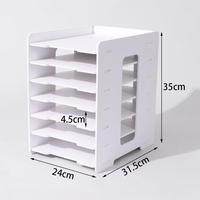 Organizador de Archivos Multicapa de Plástico, Suministros de Oficina, Almacenamiento, Clasificación, Portapapeles para Exámenes, Soporte para Papel de Dibujo A3 A4