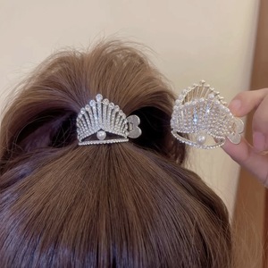 JY Kẹp Tóc Kim Cương Giả Ngọc Trai Hợp Kim Nhỏ Hàn Quốc Kẹp Tóc Cá Mập Lấp Lánh Vàng Kim Cho Nữ Kẹp Tóc Càng Cua Thanh Lịch Cho Nữ - Product Image 2
