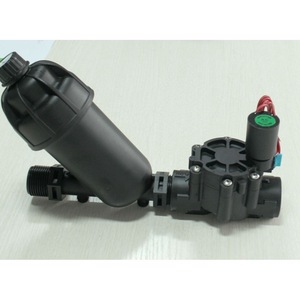 Válvula Solenoide de Riego con Filtro DN25, Control Electromagnético de Flujo de Agua y Aire, Cubierta de ABS - Product Image 2
