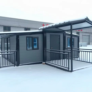 High Quality Prefabricated Luxury Prefab Villas Waterproof Expandable Home Container for Hotels Made From Sandwich Panel - Product Image 1