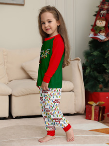 クリスマスファミリーラウンジウェアプラスサイズの寝間着赤ちゃん女の子のためのマッチングアウトフィット大人男の子秋シーズン - Product Image 4
