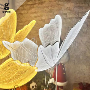 Luces Decorativas LED con Marco Metálico para Bodas, Paisajes y Centros Comerciales, con Motivo de Mariposas, Precio de Fábrica - Product Image 5