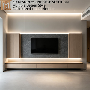 Mobile TV da Esterno Moderno e Lussuoso, Impermeabile, con Retroilluminazione LED per Patio e Villa - Product Image 4