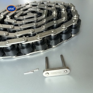 Hochwertige Edelstahl-Akkumulation walze Double Plus Ketten BS25-C208A Free Flow Speed Förder kette für Montagelinie - Product Image 3