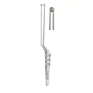 Pinzas para tumores Yasargil, mandíbula plana, dentadas, 5 mm, 22 cm, fabricante y exportador de instrumentos quirúrgicos - Product Image 1