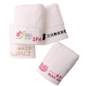 Khăn mặt cotton 100% với logo thêu tùy chỉnh - Product Image 6