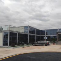 Casas Contenedor Prefabricadas Plegables, Sistema Móvil para Oficina, Cafetería, Taller, Hotel, Dormitorio en Obras de Construcción, Modernas