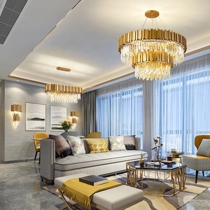 Moderna hall dell'hotel grande <span class=keywords><strong>lampadario</strong></span> di cristallo di lusso K9 <span class=keywords><strong>con</strong></span> <span class=keywords><strong>lampadario</strong></span> a sfera lampada - Product Image 2