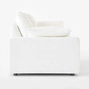 Set Sofa kursi ruang tamu furnitur Linen performa putih Sofa tidur - Product Image 5