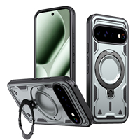 Étui de téléphone magnétique antichoc durable avec support rotatif à 360°, protection anti-chute pour les modèles Google et Samsung