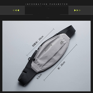 Riñonera Reflectante de Nailon, Impermeable, para Teléfono Móvil, para Deportes al Aire Libre, Correr, Cinturón Pequeño para Trotar - Product Image 4