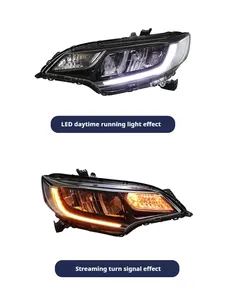 FT luci auto per fari a LED <span class=keywords><strong>Honda</strong></span> Fit GK5 2014-2019 <span class=keywords><strong>Jazz</strong></span> LED Projetor luce di marcia diurna accessori automobilistici - Product Image 5