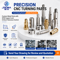 Pièces usinées CNC de précision sur mesure : arbres, bagues, chemises en acier inoxydable et laiton pour les acheteurs OEM de machines