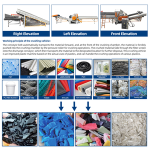 <span class=keywords><strong>Machine</strong></span> automatique de recyclage, de broyage et de lavage du plastique PP PE PET, broyeur de bouteilles en plastique, <span class=keywords><strong>machine</strong></span> de broyage pour les déchets - Product Image 5