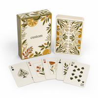 Cartes à jouer promotionnelles personnalisées, jeu de cartes en papier et emballage de marque pour événements B2B, cadeaux et activation en point de vente