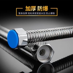 Tenglida Tuyau ondulé en acier inoxydable 304 de 4 pouces, antidéflagrant, pour eau chaude et froide, avec joints en silicone - Product Image 4