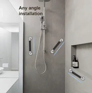 Griffstange für Badezimmer-Dusche Griffstange SUS304 Edelstahl Anti-Rutsch-Badezimmer-Handycap-Greifer Bars anwendbar auf Badezimmer-Dusche - Product Image 6