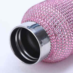 Creative Rhinestone-decorated Stainless Steel Vacuum <b>Large</b>-capacity Modern Design Portable Leak-proof Eco-friendly Thermos <b>Cup</b> - Product Image 6