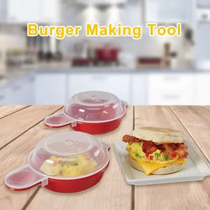 Prensa Manual para Hamburguesas Easy Eggwich, Utensilio para Hacer Omelets y Hamburguesas en el Microondas - Product Image 3