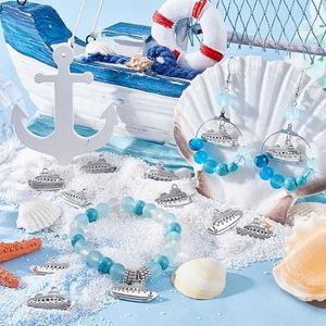 Boot Charms Bulk Ship Charms Antike Silber Ocean Sea Cruise Boote Fahrzeug Kreuzfahrt Segeln Vintage Anhänger für die Schmuck herstellung - Product Image 5