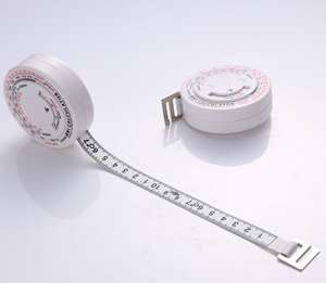 Baru 1.5-Meter plastik otomatis ditarik lingkar pinggang <span class=keywords><strong>BMI</strong></span> pita kesehatan mengukur - Product Image 5