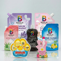 Bolsa con Boquilla Vertical de Aluminio Personalizada de Fábrica, Bolsa de Plástico de Alta Barrera con Boquilla de 50 ml a 10 L