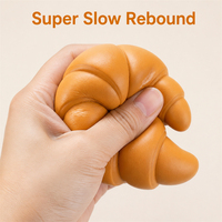 Jouets Squishy Anti-Stress à Rebond Lent, Boîte Surprise en Gros de Croissants, Donuts et Gaufres de Boulangerie en Vrac