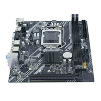 Prix pas cher vente en gros H61 Pc carte mère Mini carte mère de bureau LGA1155 cartes mères DDR3 double canal pour ordinateur