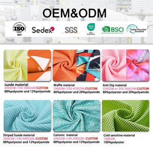 Serviette de sport en microfibre à séchage rapide, personnalisée, imprimée numériquement, pour le voyage, la remise en forme et la gym, avec sac en filet – Vente en gros - Product Image 4