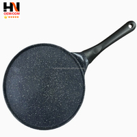 Poêle à petit-déjeuner multifonction 7-en-1 à fond plat, pour œufs, hamburgers, en aluminium, avec 7 trous, en promotion