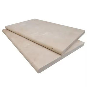 Pavés en travertin ivoire de qualité supérieure à double bullnose pour l'extérieur, l'intérieur et la piscine en pierre naturelle - Product Image 2